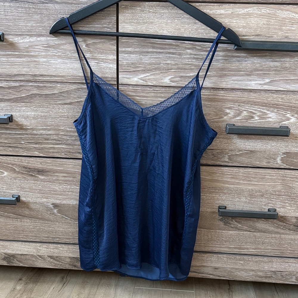 Aerie Navy Camisole with Delicate Straps